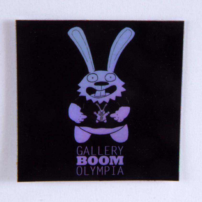 Boom Bunny Hologram Sticker