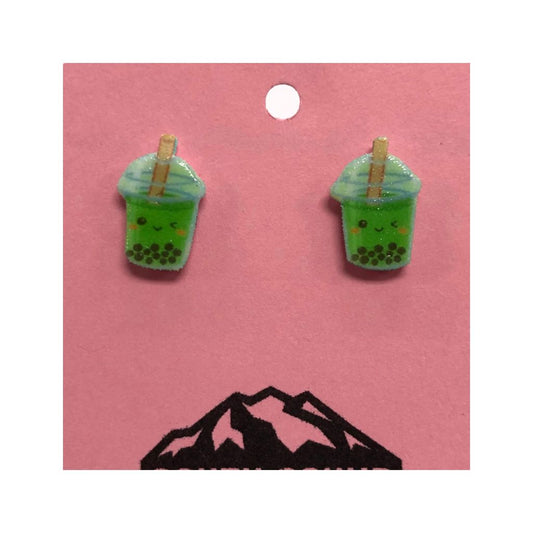 Bubble Tea Stud Earrings