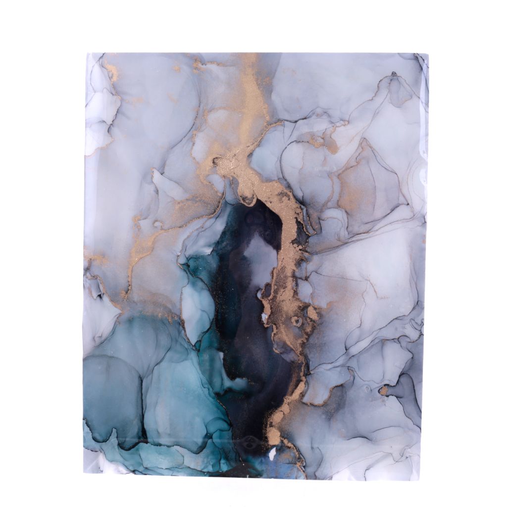 Abstract - Alcohol Ink on Wood Panel