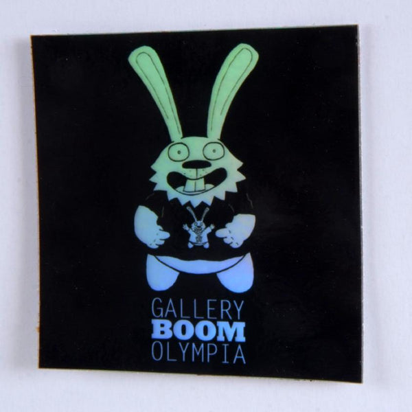 Boom Bunny Hologram Sticker