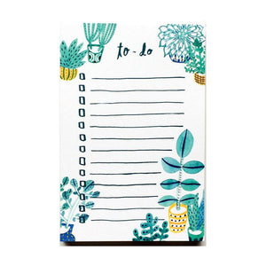 Succulent To-Do-List Note Pad