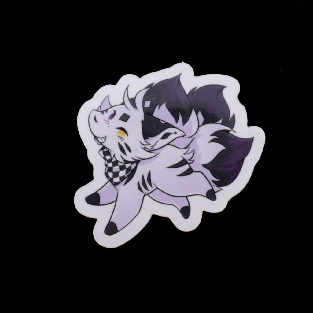 Purple Fox Sticker