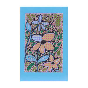 Digital Flowers 02 Neurographic Fine Art Card