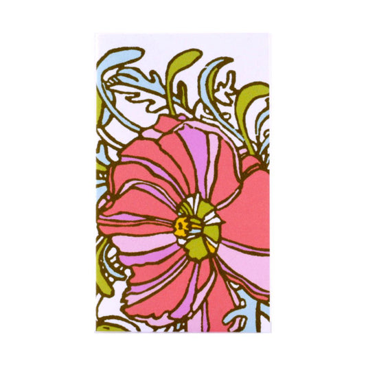 Small  Poppy Peach Gift Enclosure Card