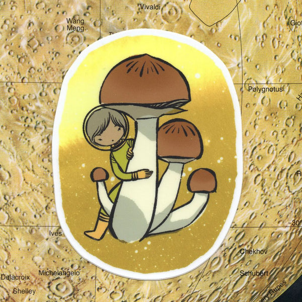 Little Mushroom Explorer Sticker