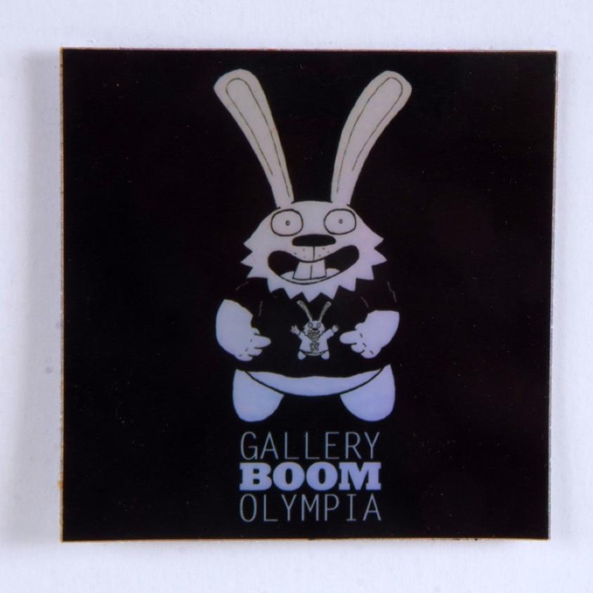 Boom Bunny Hologram Sticker
