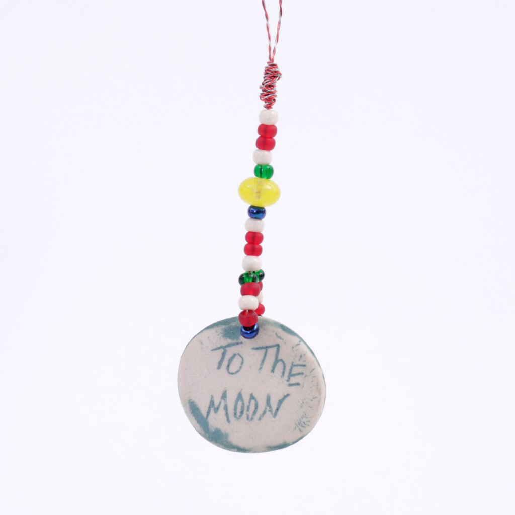 Multi-color Porcelain Goddess Bauble Hanging