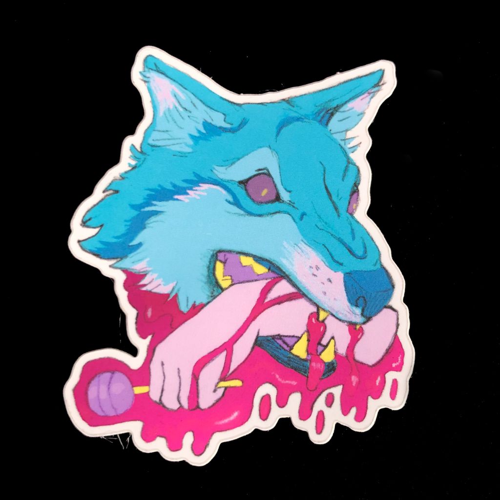 Wolf Head Sticker