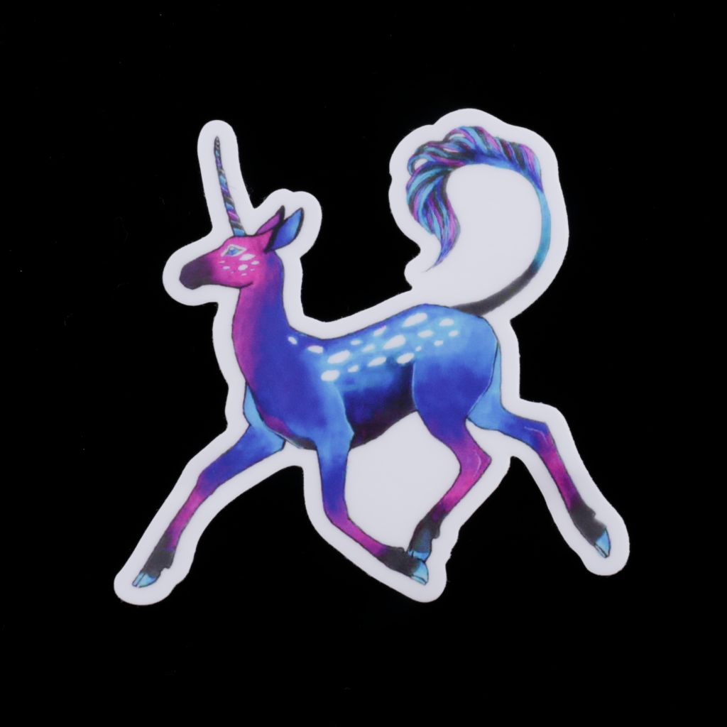 Blue Unideer Sticker